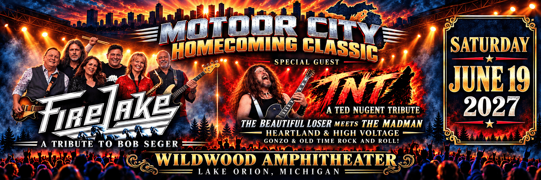 Motor City Homecoming Classic: Fire Lake & TNT