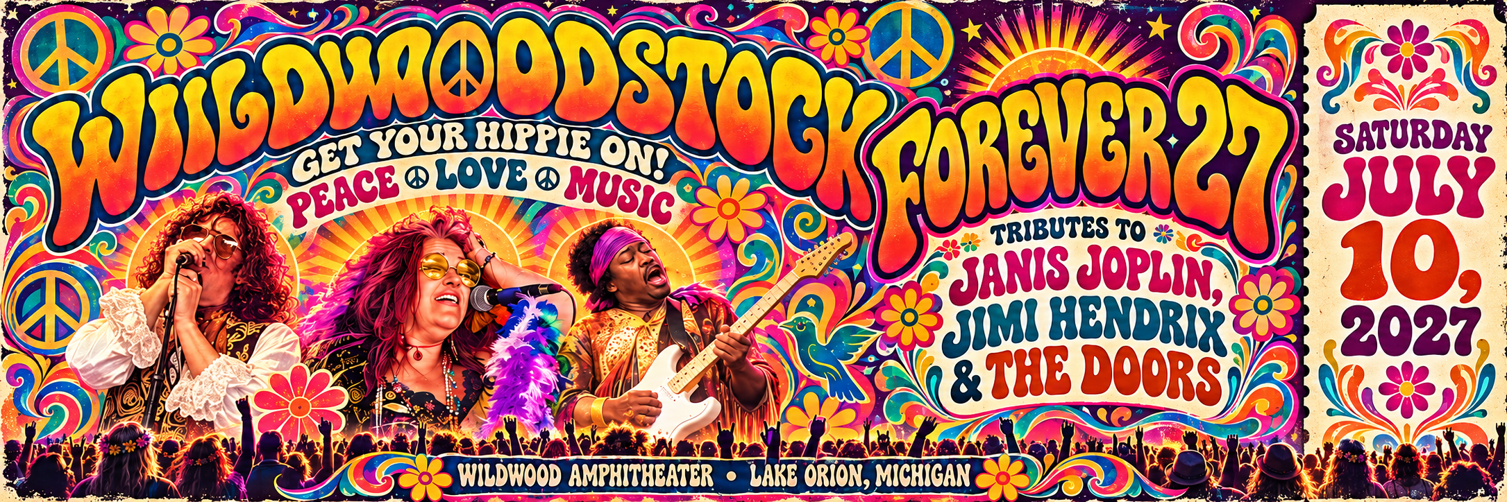 Wildwoodstock: Forever 27 — Janis, Jimi & The Doors