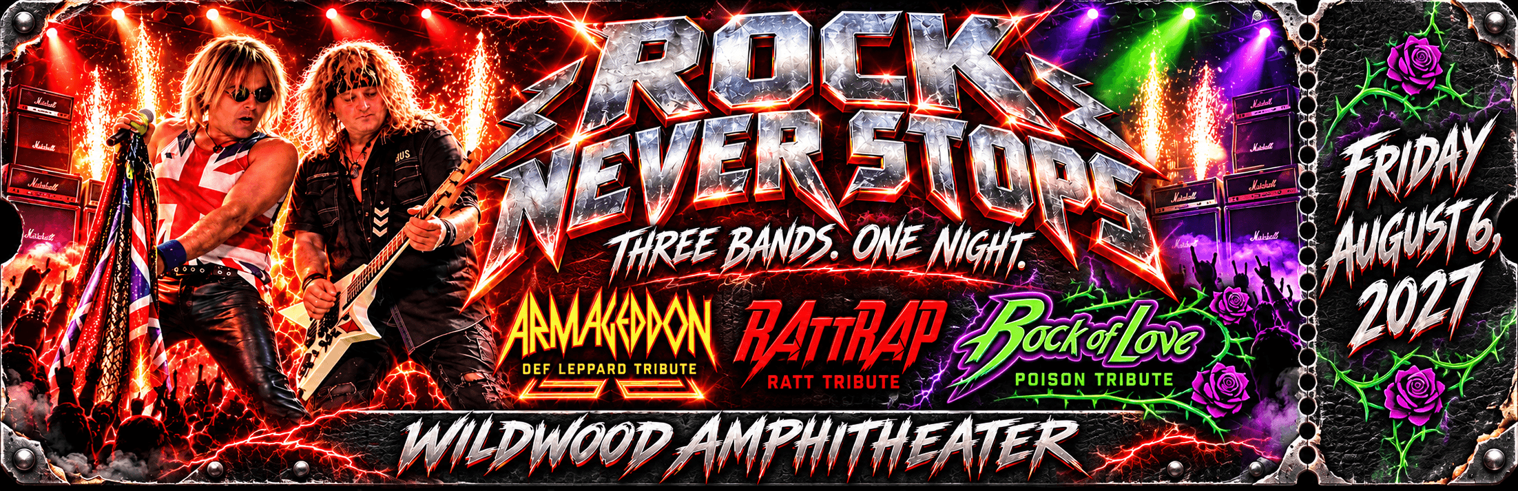 Rock Never Stops: Armageddon, RattTrap & Rock of Love