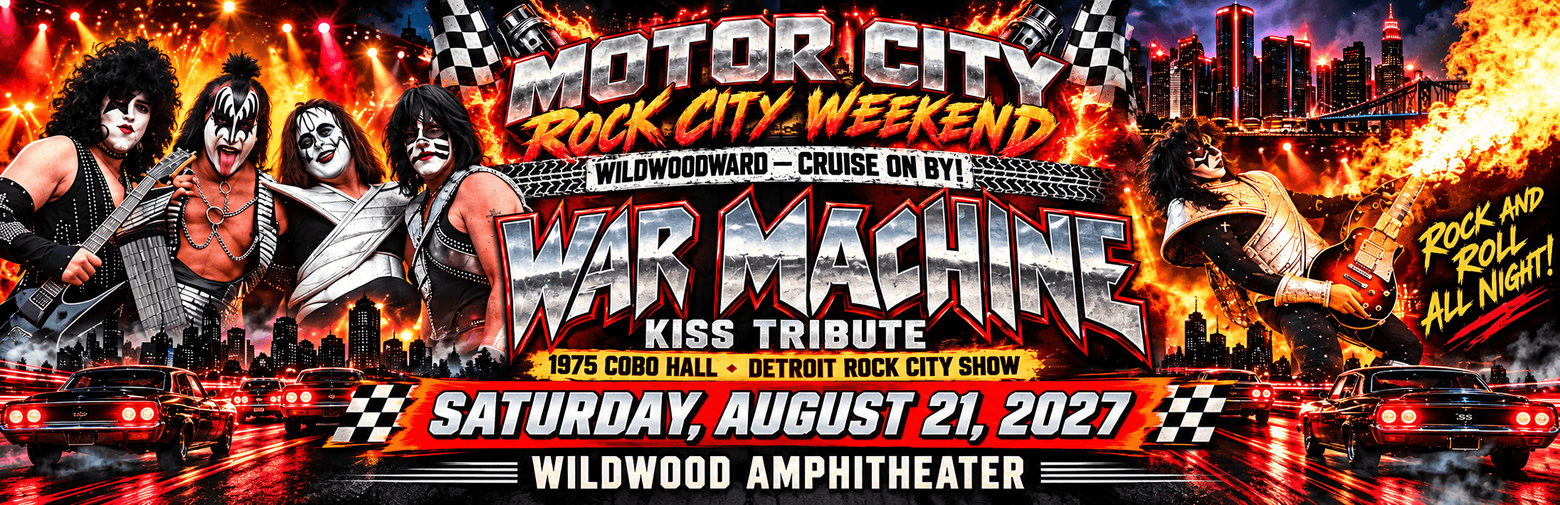 Motor City Rock City Weekend: War Machine — KISS Tribute
